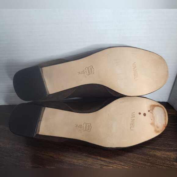 Vaneli Women's Cicero Leather And Suede Pump Shoes Snaffle bit  12M - Picture 8 of 10